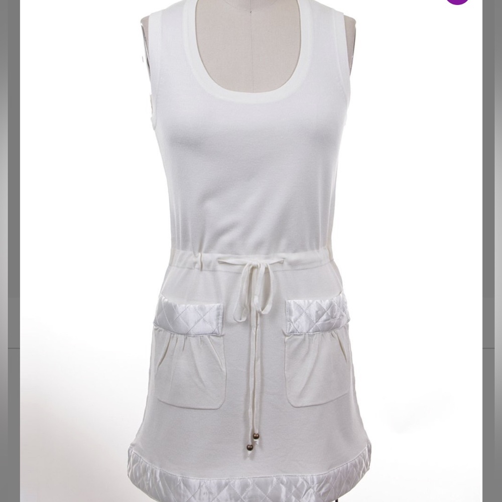 Dress with Satin Trim